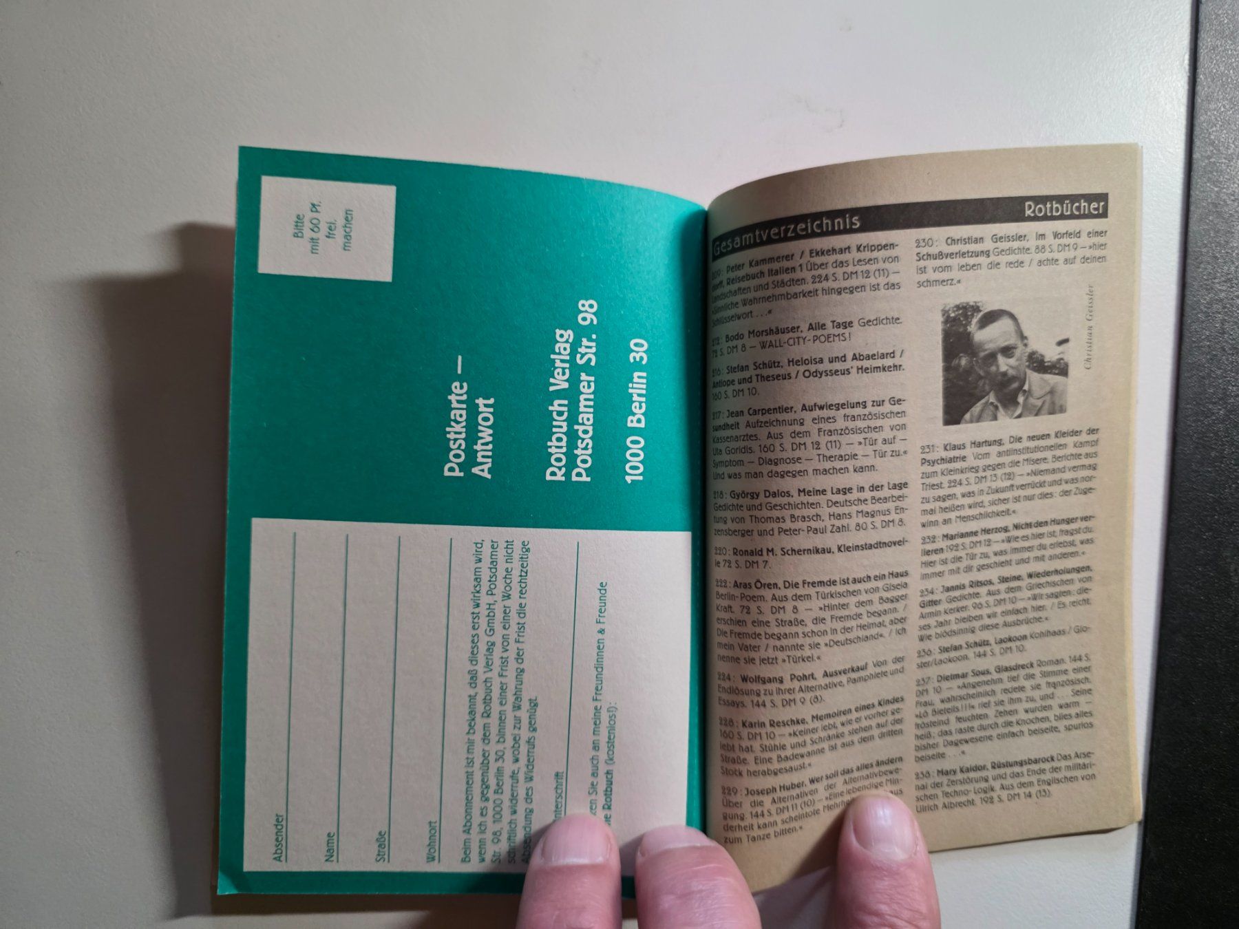 Libri: Das kleine Rotbuch Almanach 1985/86 – Usato da Walterswil BE venduto da Lonitti 4