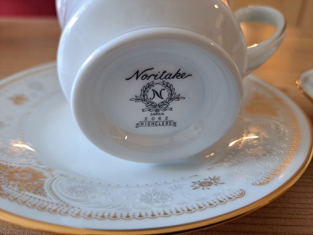 Noritake Geschirrsets: Noritake Highclere No. 2062 - Porzellanservice für 12 PAX – Neu (gemäss Beschreibung) aus Niedergampel von Picas2ndHand 1