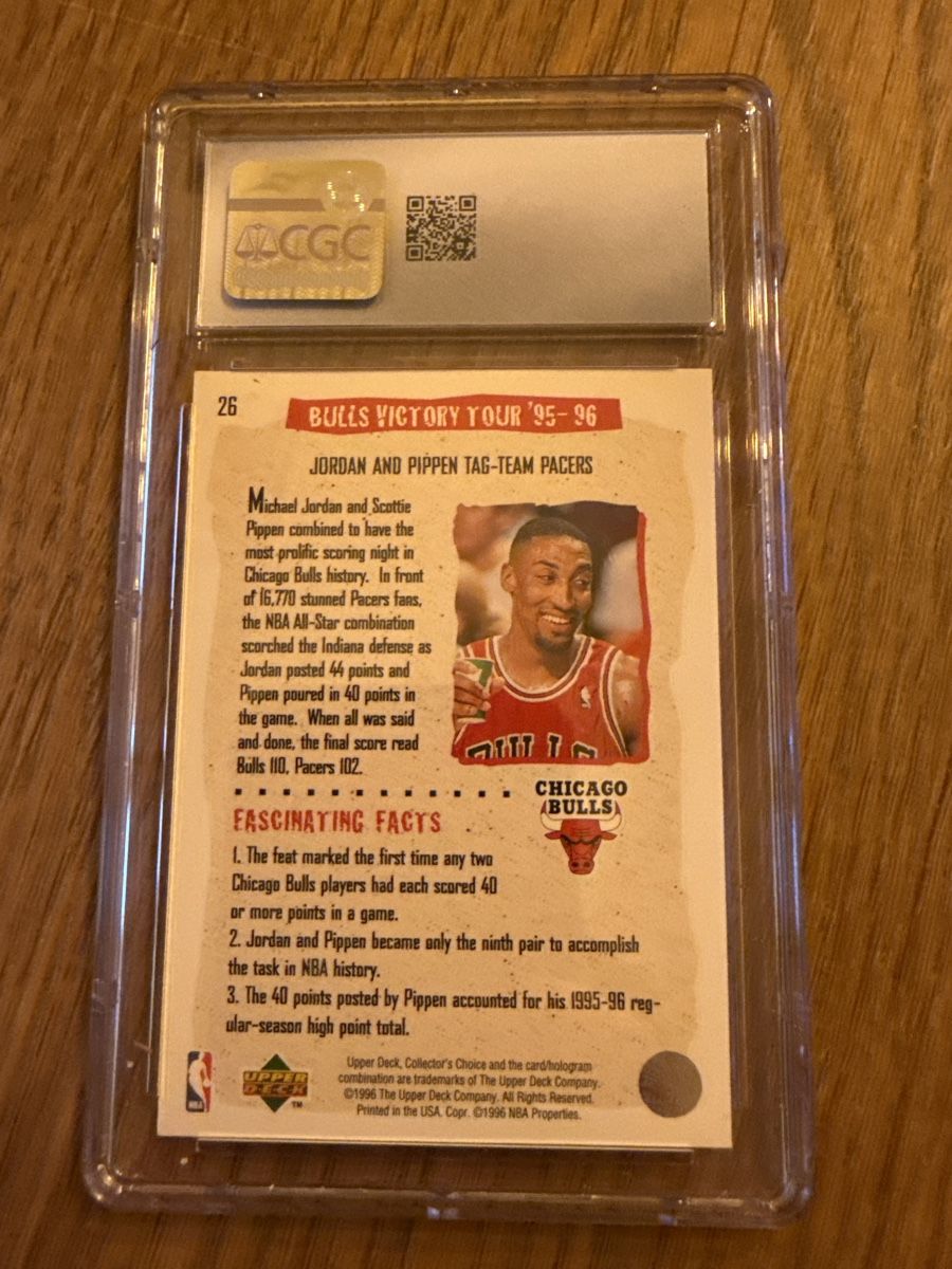 Jordan Carte collezionabili: Michael Jordan 1996-97 CGC GEM MINT 10! – Usato da Giswil venduto da Jay14Records 1