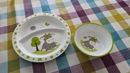Babygeschirr Set - mit Esel Motiv