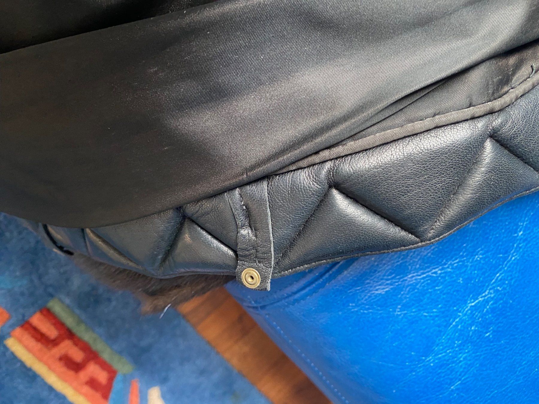 Nerz Giacche: Nerzjacke mit Lederanteilen – Usato da Flaach venduto da hundeli2 2