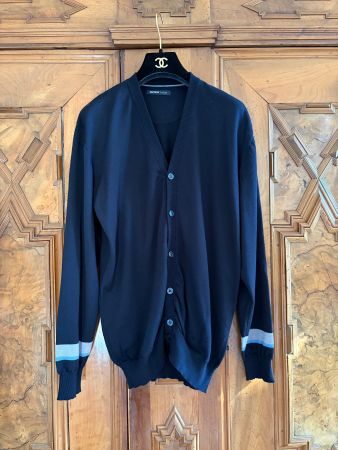 NAVY BOOT CASUAL Strickjacke 100% Wolle  Gr. L  Neu