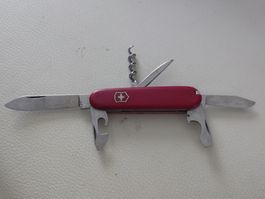 Rotes Victorinox Spartan Sackmesser, gebraucht aber gut erha