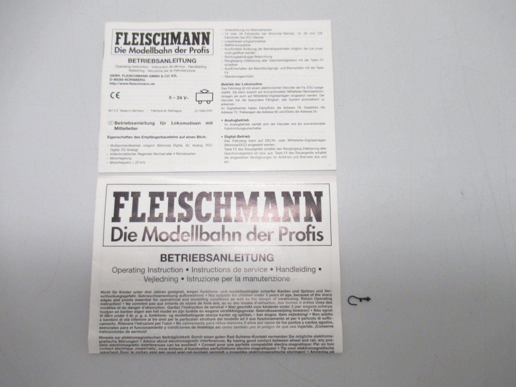 Fleischmann Trains électriques: Fleischmann 1319 E-Lok BR E 19 der DBB Digital RailCom AC H0 – D'occasion à Basel par mhmarken 6