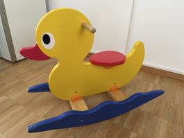 Wipptier Ente Holz gelb gebraucht