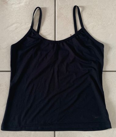 Dunkles Trägershirt Damen Top Unterhemd Grösse S