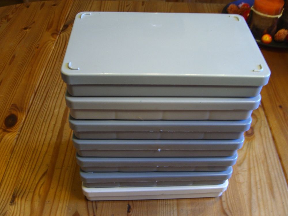 RYKOMO 30-teiliges Organizer-Set – Kleine Kunststoffboxen Mit Deckel, Transparent, Verschiedene Größen