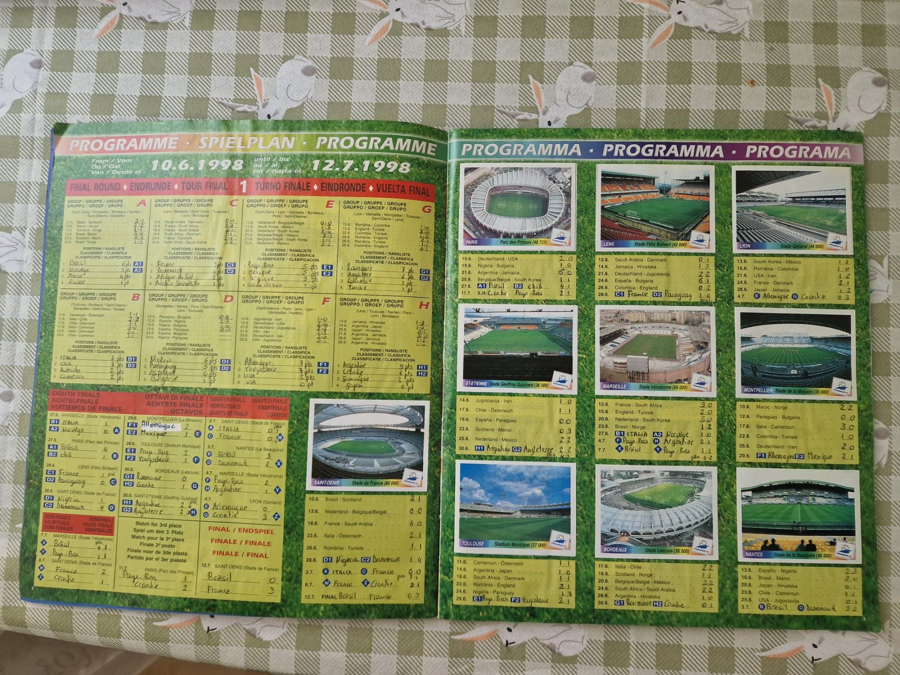 Panini Sammelbilder & Trading cards: Panini WM 98 Album – Gebraucht aus Adliswil von vendor123 2