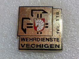 Ansteckpin 135: Wehrdienste Vechigen