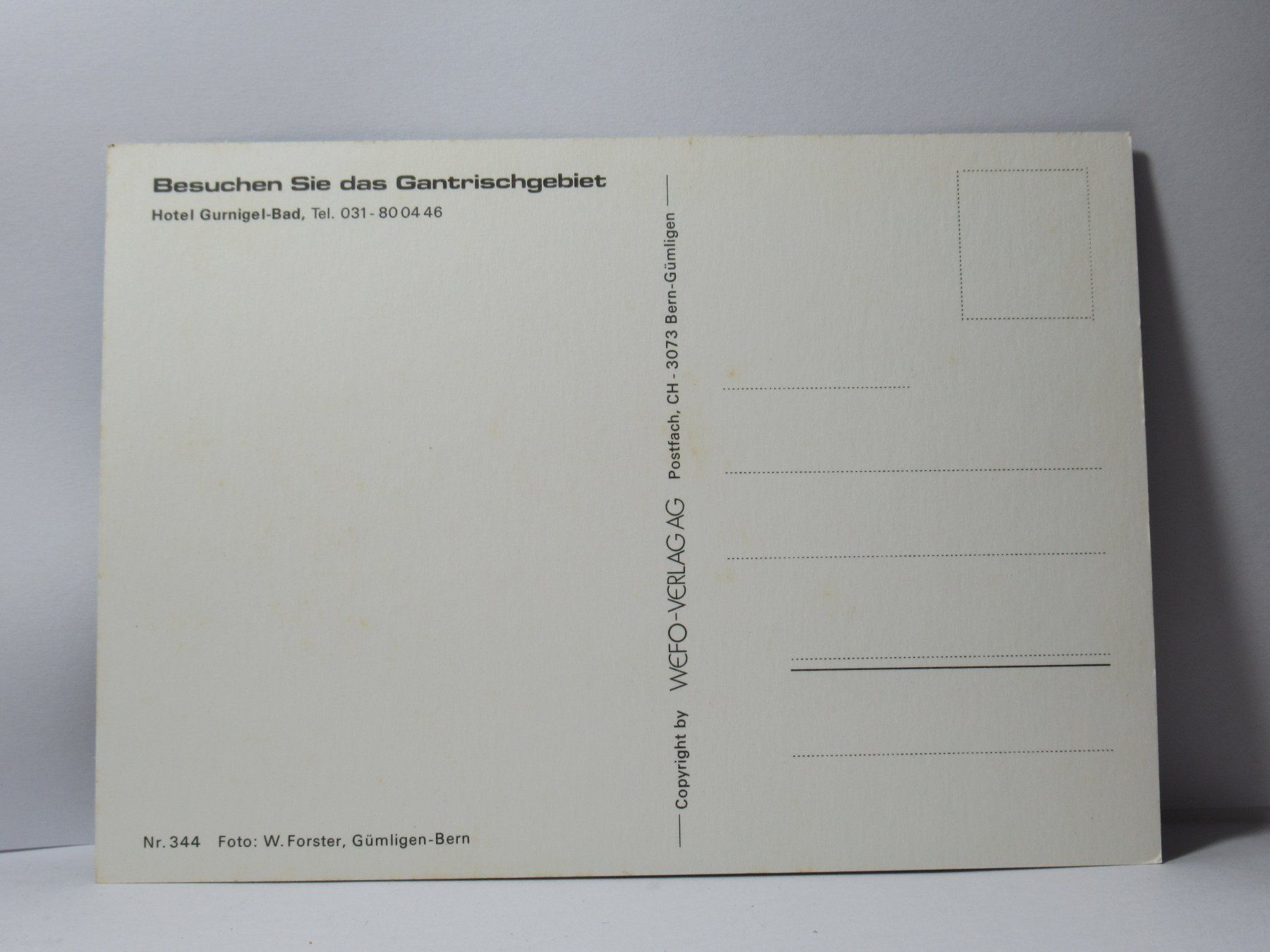 Cartes postales: Hotel Gurnigel - Bad – Neuf (Voir description) à Grenchen par Bluemchen1900 1
