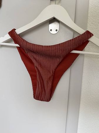 Bikini Hose Glitzer Bronze