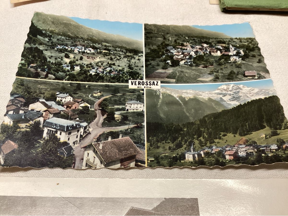 Cartoline postali: VEROSSAZ 2 cartes année 60 – Usato da Luc (Ayent) venduto da Rebouille 1