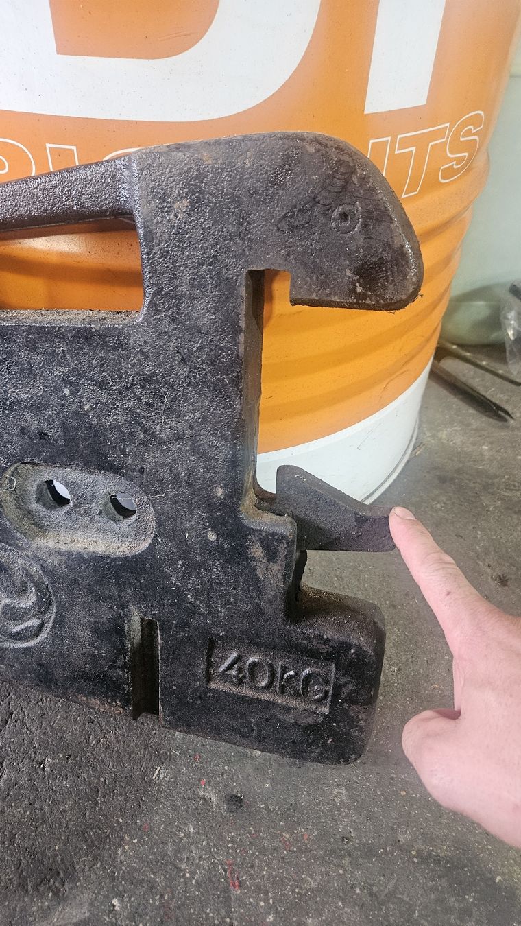 Traktoren: SDF Frontgewichte Traktor Same Deutz Hürlimann – Gebraucht aus Subingen von MichaelE02 2