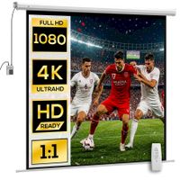 HOMCOM Beamer Leinwand 92” 165x165cm