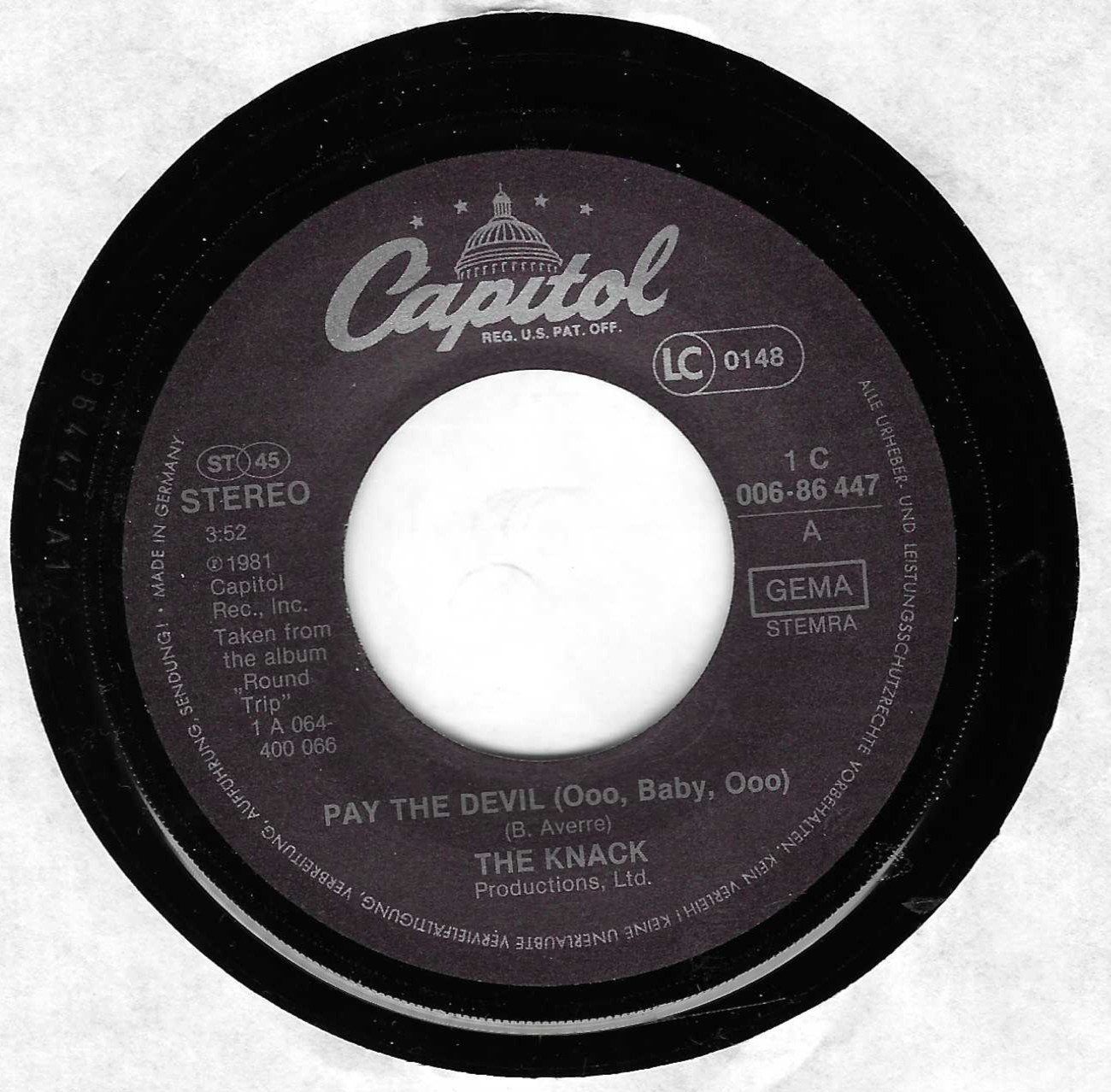 Dischi in vinile: THE KNACK  -  PAY THE DEVIL  +  1 – Usato da Bex venduto da Giorgiob 2