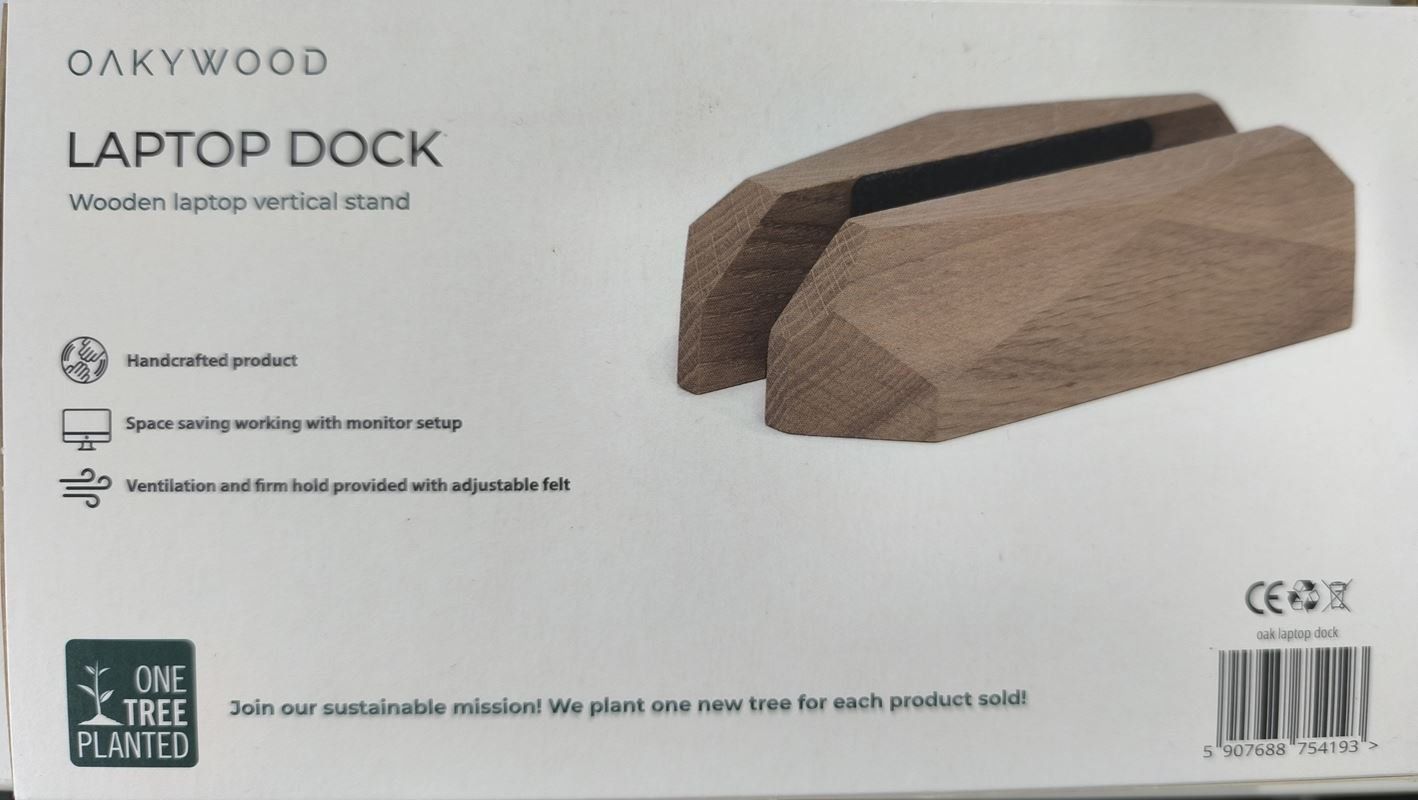 Articoli in legno: OAKYWOOD Laptop Dock Holz neu – Usato da Rüti ZH venduto da Restwert_Rueti_ZH 8