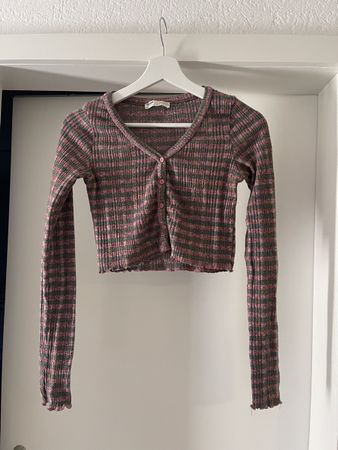 Langarm crop top