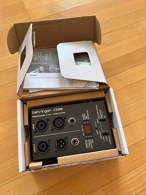 Musikinstrumente: Behringer CT200 Audiokabeltester – Gebraucht aus Zürich von dar_c8gt 1