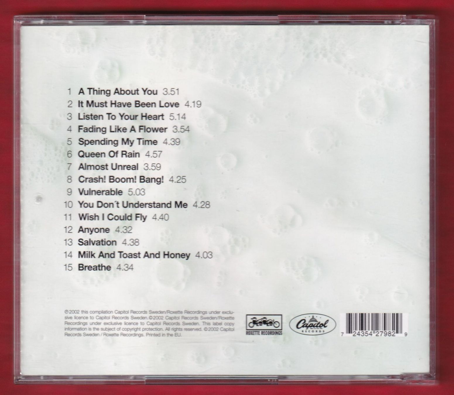 CDs: Roxette - The Ballad Hits (CD) – Gebraucht aus Zürich von Pfluftl2000 1
