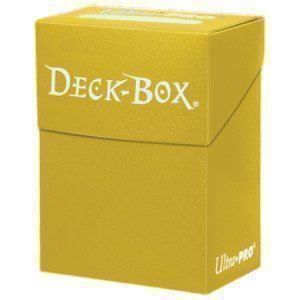 Altro per la casa: Ultra-Pro Solid  Deckbox NEU! Gelb – Nuovo e nell'imballaggio originale da Matzendorf venduto da SwissMagicKarten