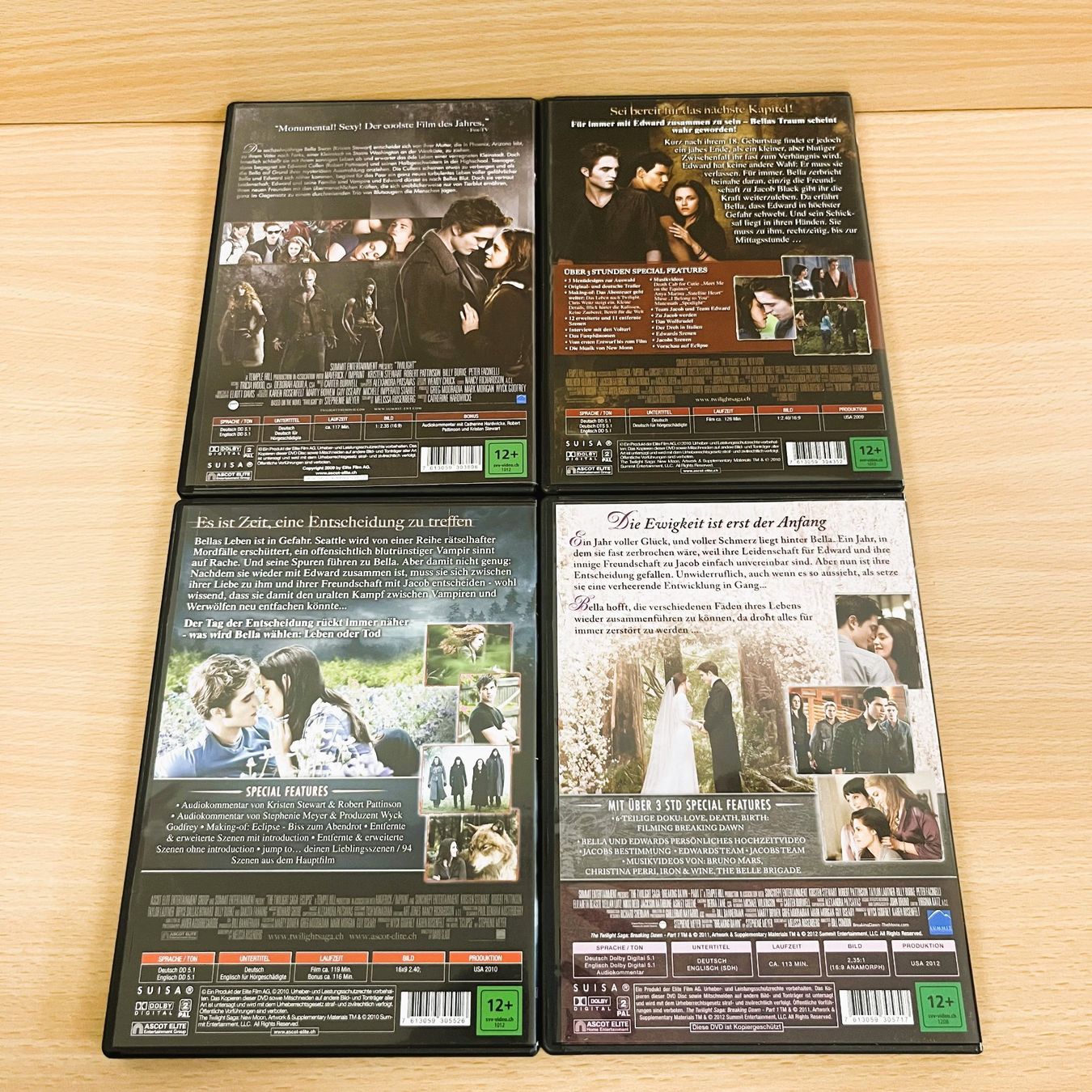 Tutti i DVDs: DVD - Twilight - 4 Filme – Usato da Amlikon-Bissegg venduto da allerlei-versand 1