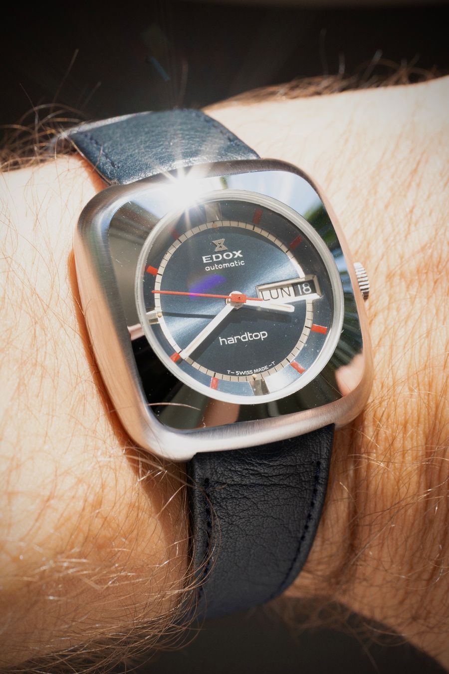 Edox Orologi: Edox Hardtop Automatic NOS 1970 – Nuovo (secondo la descrizione) da Grand-Lancy venduto da flombaba