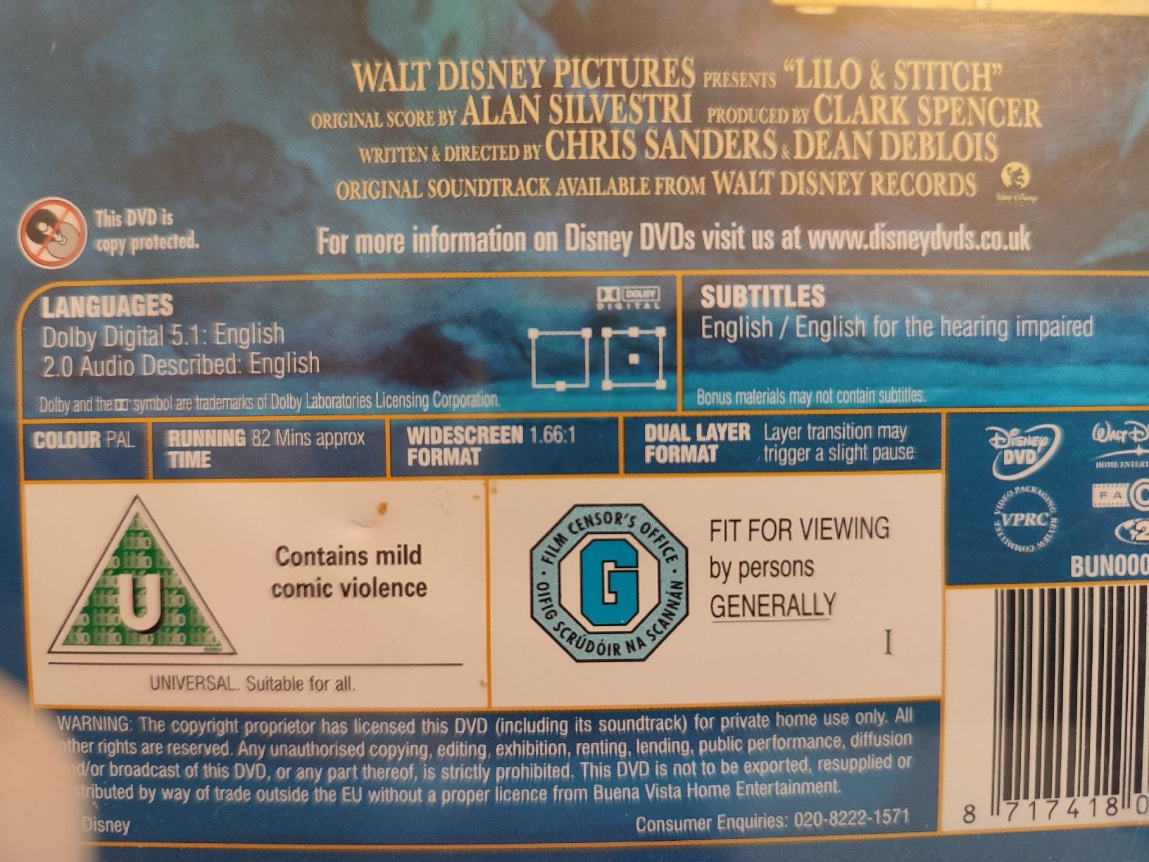 Tous les DVDs: Lilo & Stitch, 2-Disc Special Edition, English – D'occasion à Bougy-Villars par Vogue 4