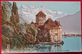 Le Château de Chillon et la Dent du Midi