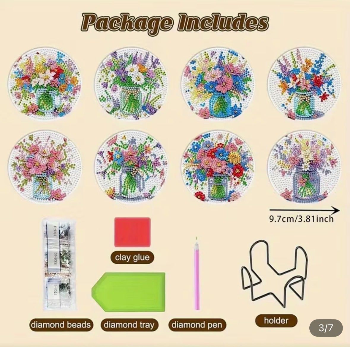 Kits de loisir créatif: Untersetzer Diamond Paiting – Neuf (Voir description) à Amriswil par SCHLOSSGEISTLI 1