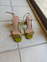 Sandales à talons vertes