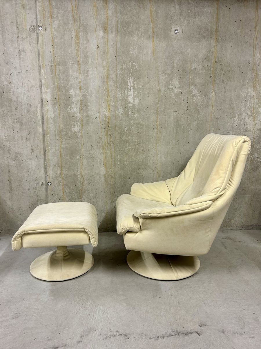 Sessel: Bequemer Wildleder Sessel mit Hocker, von a.r.s,Relax Sessel – Gebraucht aus Rickenbach ZH von Der-Insider 9