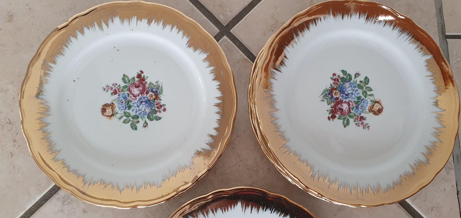 Piatti: Assiettes doré Bavaria en porcelaine – Nuovo (secondo la descrizione) da Moutier venduto da mar_7nrw 2