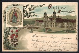 Litho Einsiedeln, Kloster, Gnaden-Mutter
