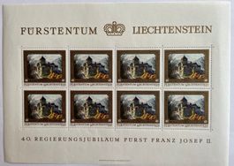 Liechtenstein Kleinbogen-Satz 1978 **
