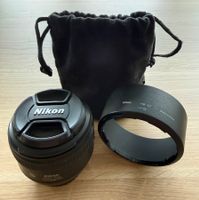 Nikon AF-S NIKKOR 50mm f/1.4G inkl. Zubehör