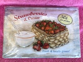 Strawberries küche Erdbeeren rahm frucht