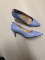 Damenschuhe LAZZARINI hellblau Lackleder Grösse 36 neuwertig