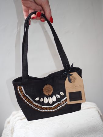 Handtasche aus 100% Leinen