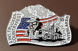Q793 - Pin 2. Int. Trucker Country Fest Interlaken 1995
