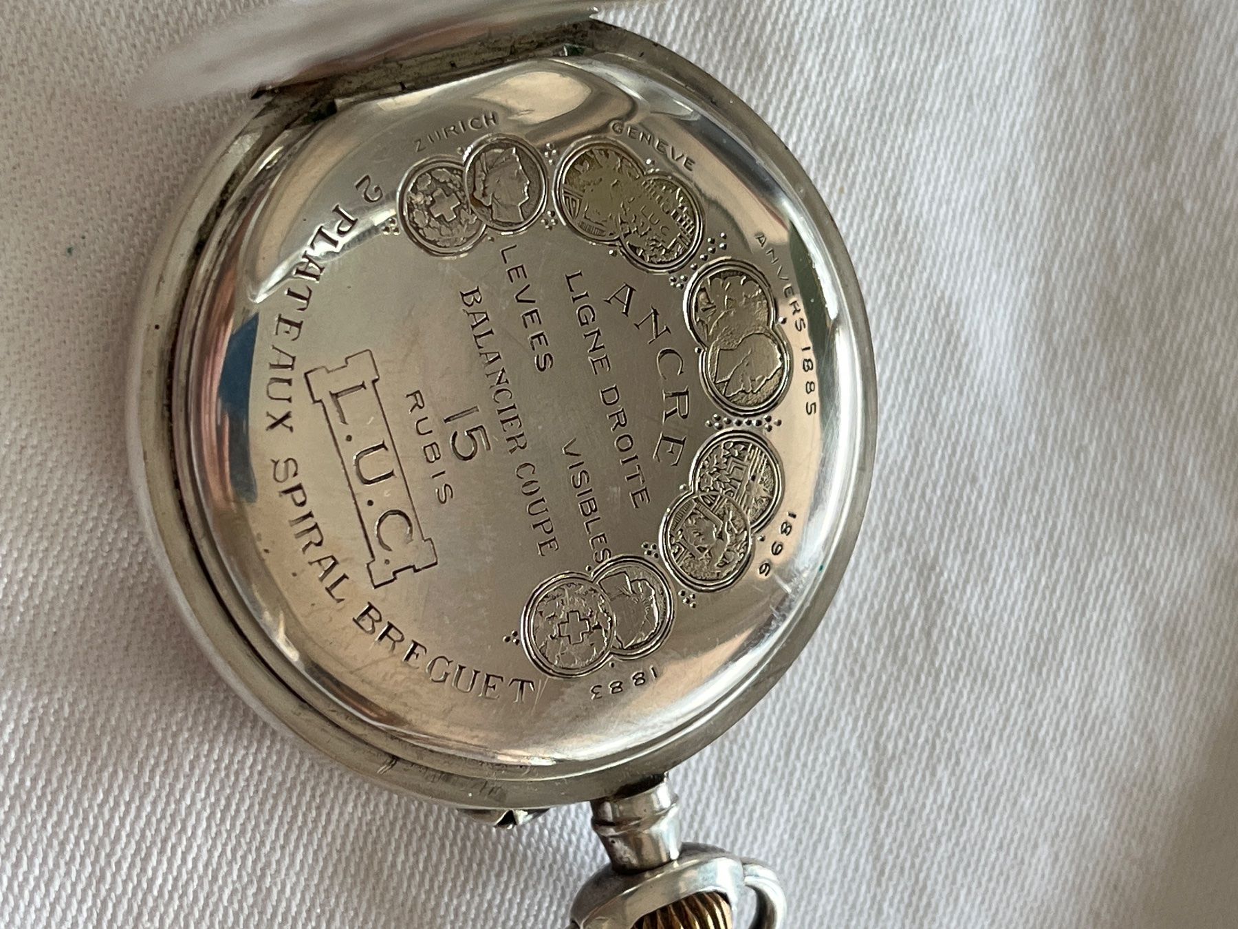 Chopard Orologi: Montre de poche L.U.C ARGENT CHOPARD – Usato da Neuchâtel venduto da wyl_zxp8 5