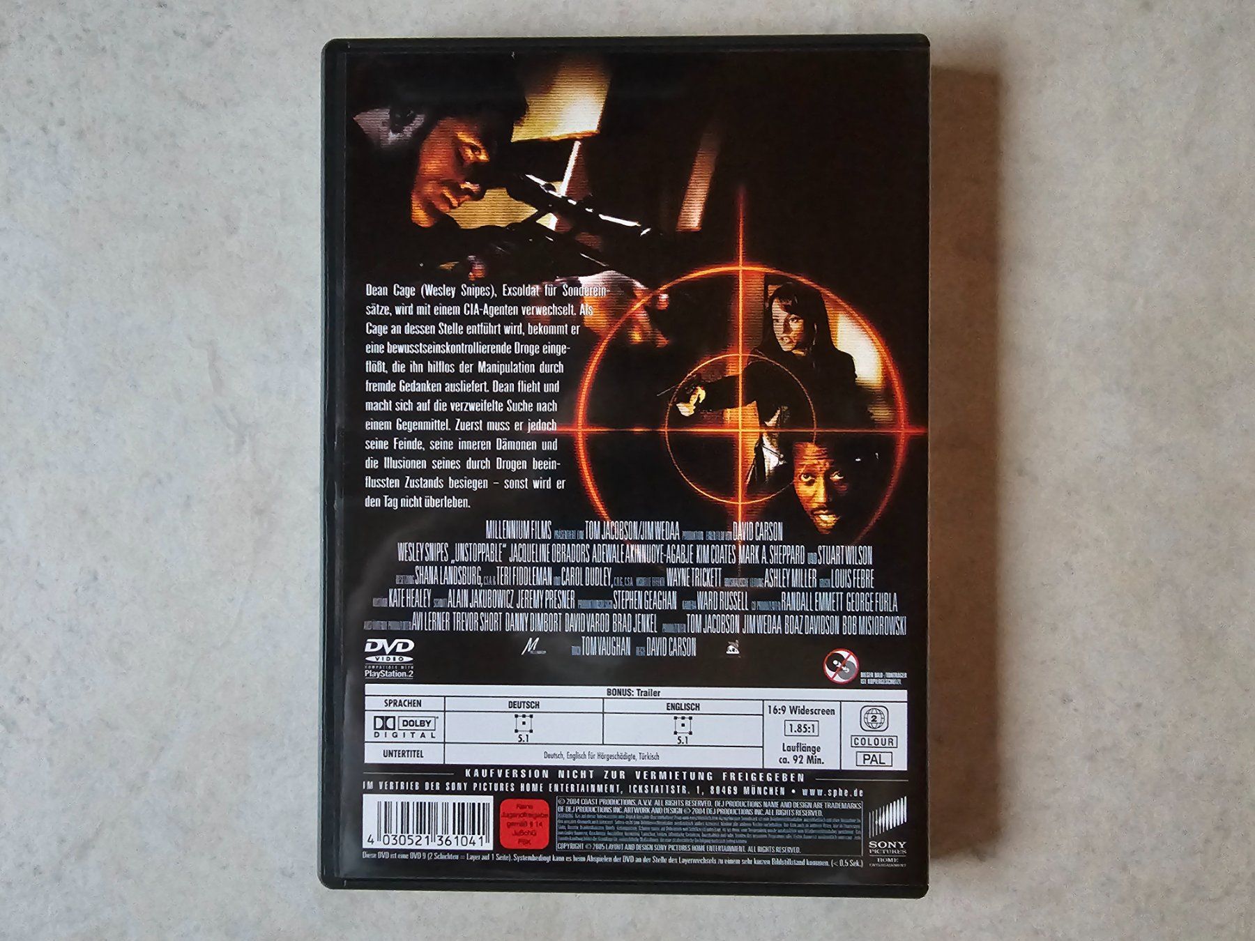 Tutti i DVDs: Unstoppable         (Wesley Snipes) – Usato da Schneisingen venduto da backstore24 1