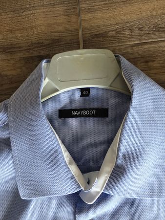 Herrenhemd kurzarm NAVYBOOT Grösse 40 hellblau