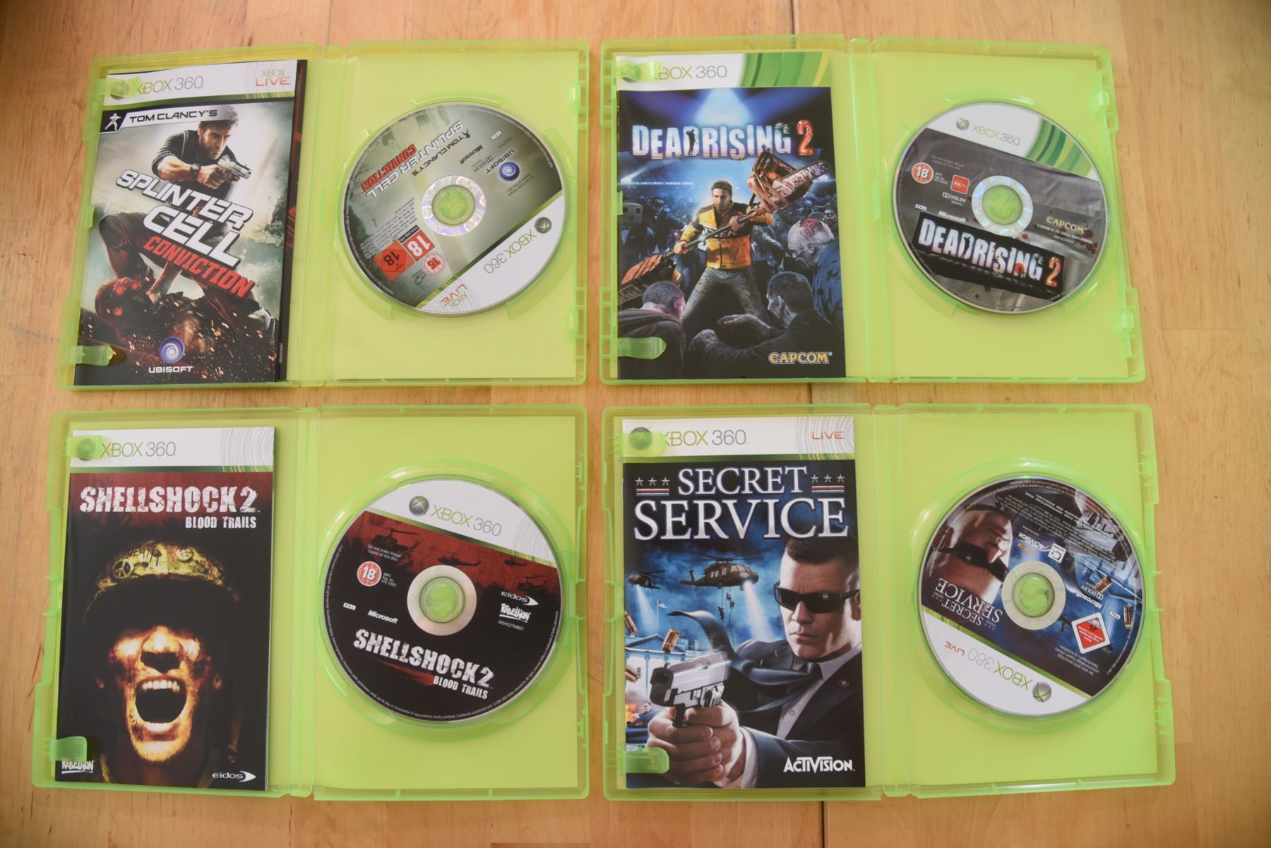 Giochi: Conviction+Secret Service+Shellshock2+Dead Rising2 (CIB) – Usato da Frenkendorf venduto da gelbeZinnie 2