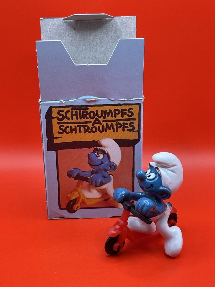 Schleich Statuette: Schleich 40230 Superschlumpf Rollerschlumpf – Usato da Nunningen venduto da HTH70 3