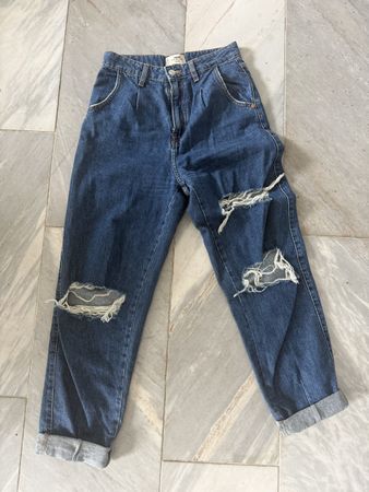 Tally Weijl Jeans, Grösse 36, High Waist, mit Rissen👖