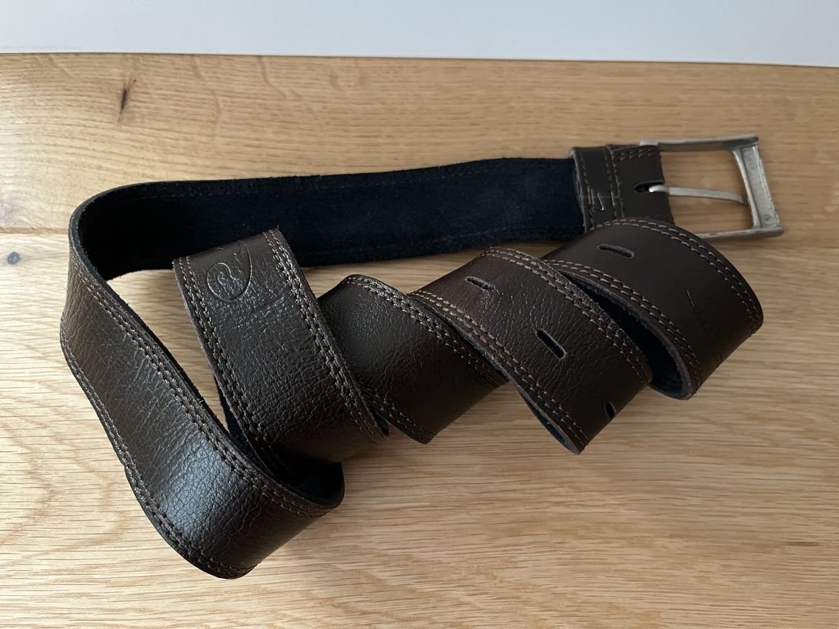 Gürtel: Stylish Brown Leather Belt, soft leader – Neu (gemäss Beschreibung) aus Affoltern am Albis von dan_jm8b 1