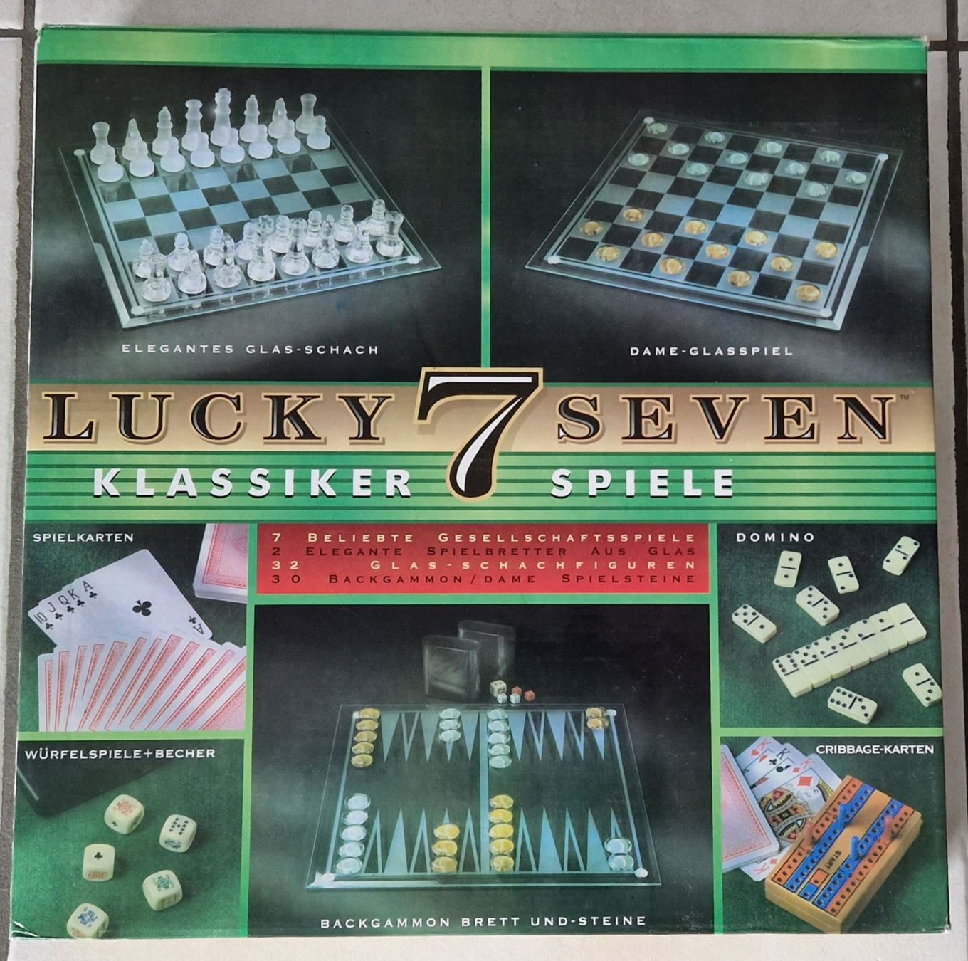 Giochi: ***** Box mit 7 klassischen Spielen – Nuovo e nell'imballaggio originale da Villaz-St-Pierre venduto da Ubid