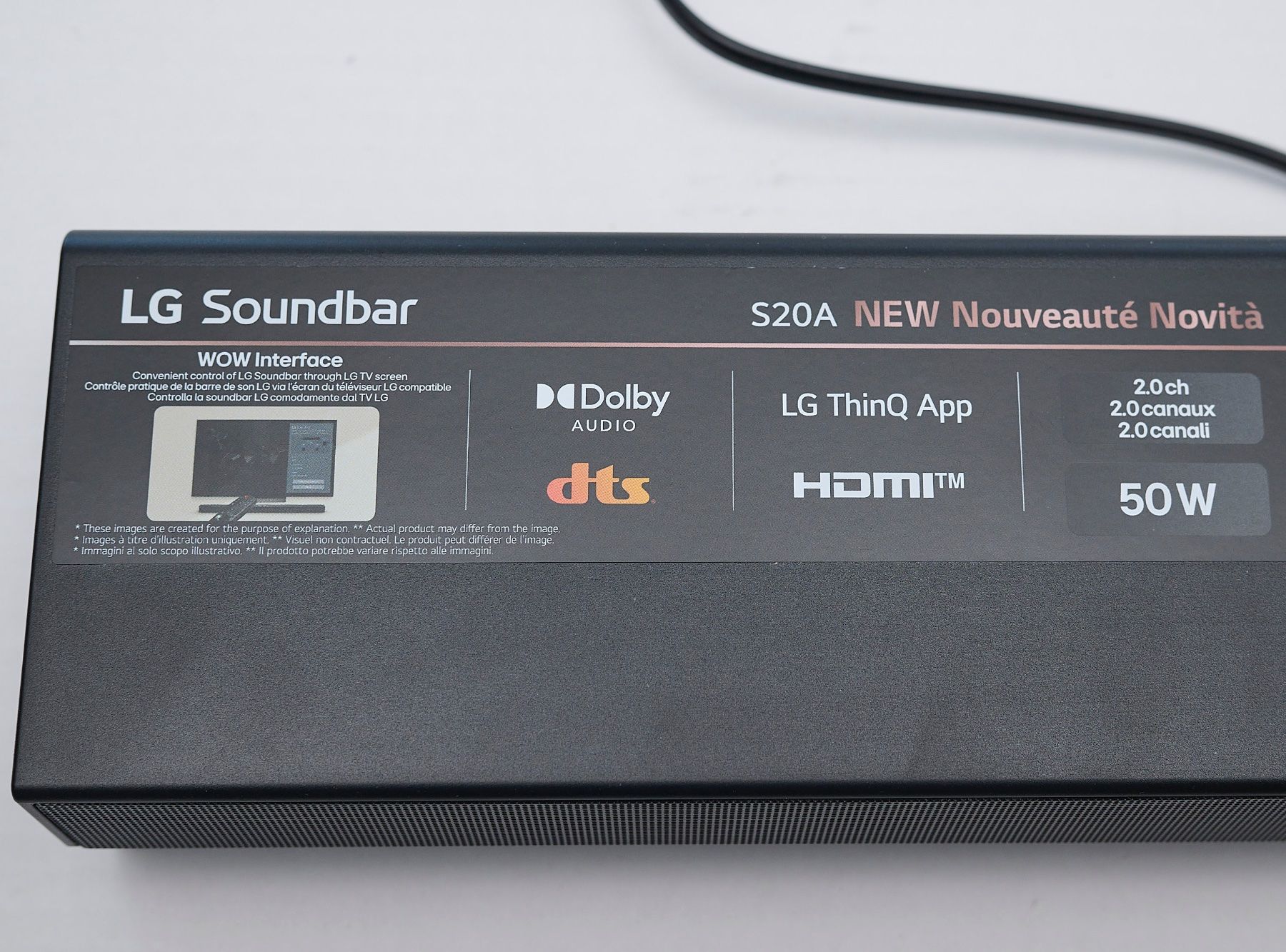 Home Cinema: Soundbar / Barre de son LG S20A – Usato da Bôle venduto da pjt 3