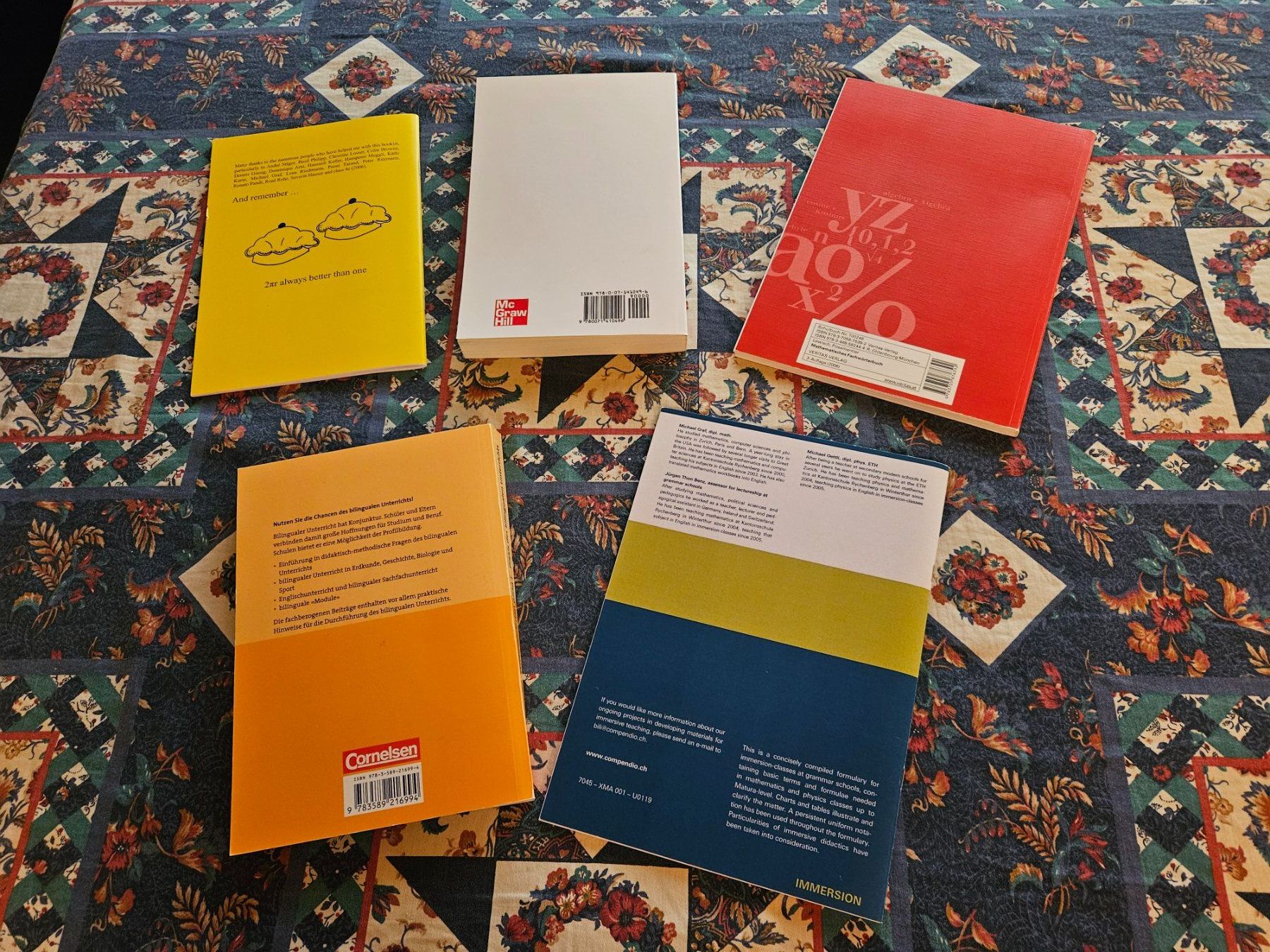 Libri: 5 Bücher Bilingualer Mathematikunterricht – Usato da Schachen b. Herisau venduto da lilienstrauch 1