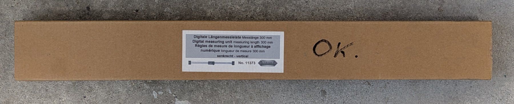 Misurare: WABECO Anbaumessschieber digital 300 mm vertikal – Nuovo e nell'imballaggio originale da Luzern venduto da schubige 1